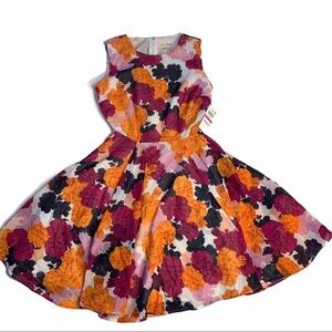 Maison Jules Bright Floral Sleeveless Dresd XXS